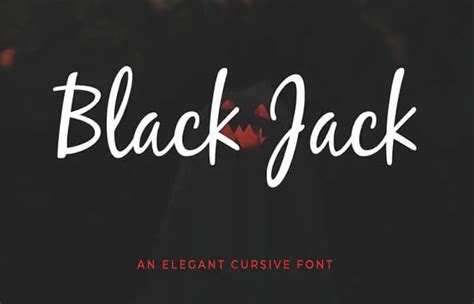 black jack font free download